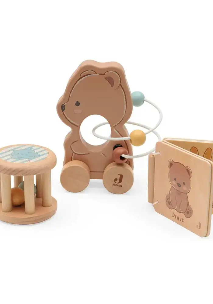 Jollein Houten Giftset - Jollies - Bear Brave