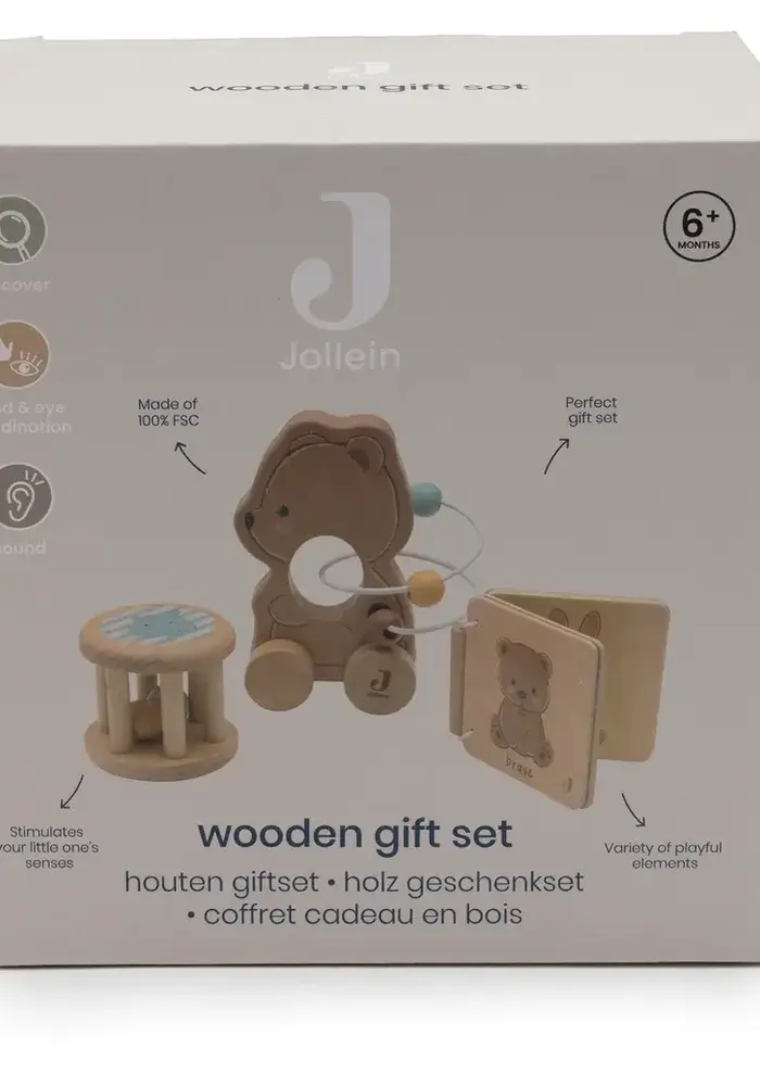 Jollein Houten Giftset - Jollies - Bear Brave