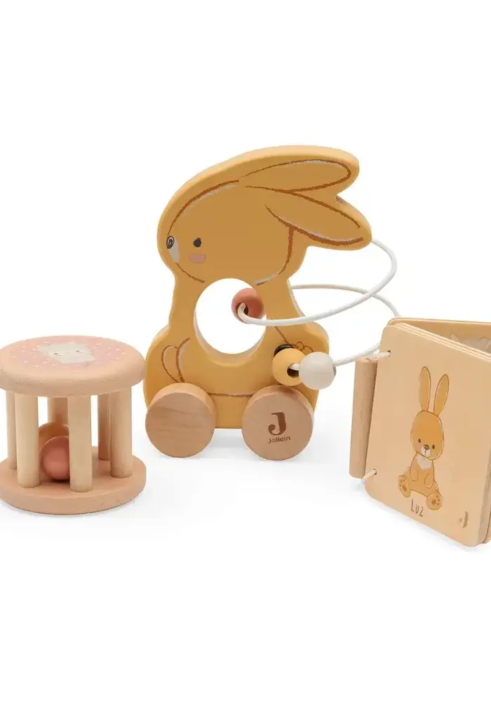 Jollein Houten Giftset - Jollies - Bunny Luz