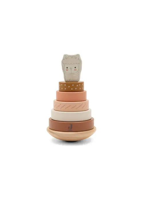 Jollein Jollein Houten Tuimelstapelaar - Jollies - Alpaca Paco