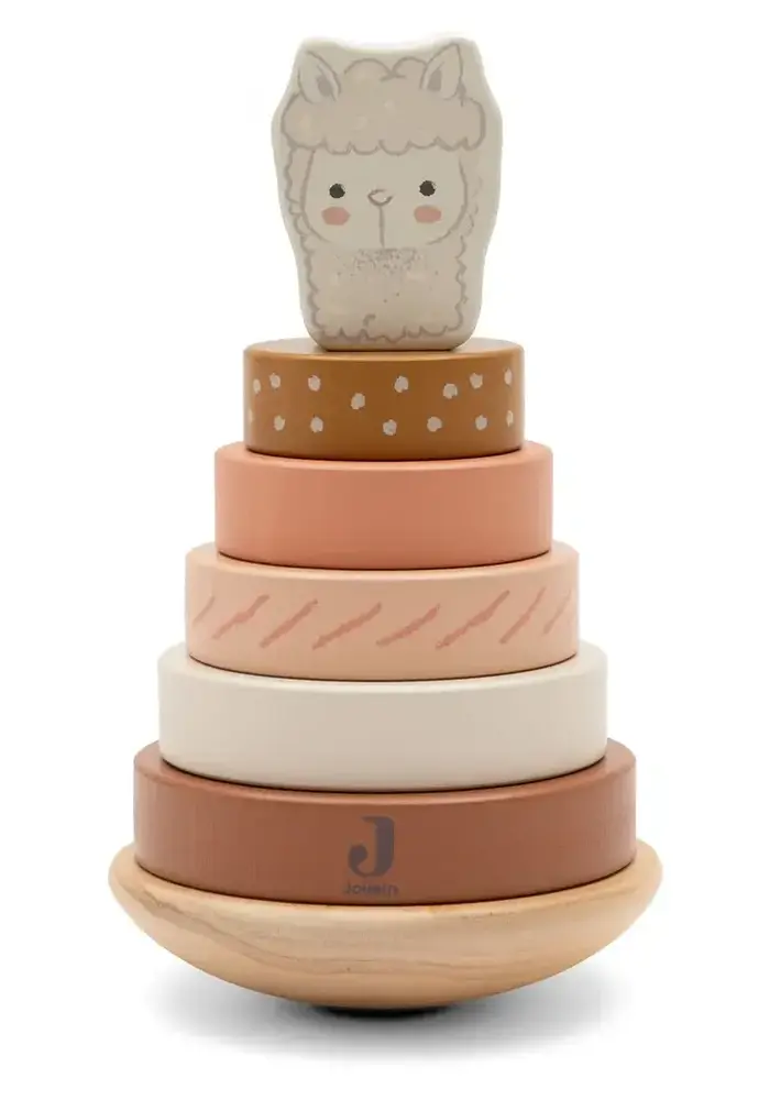 Jollein Houten Tuimelstapelaar - Jollies - Alpaca Paco