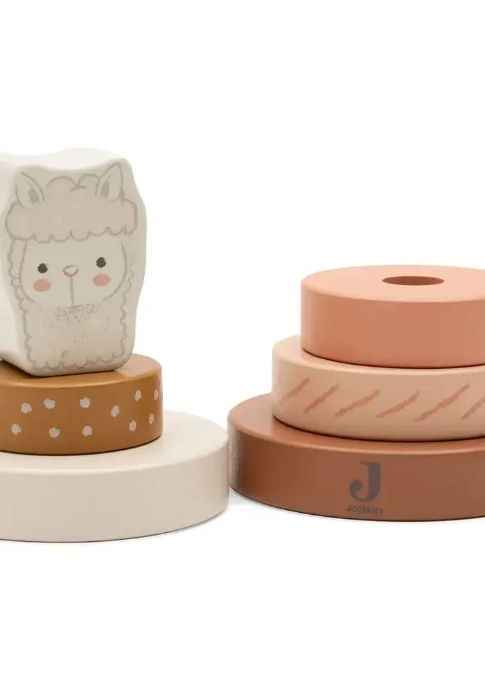 Jollein Houten Tuimelstapelaar - Jollies - Alpaca Paco