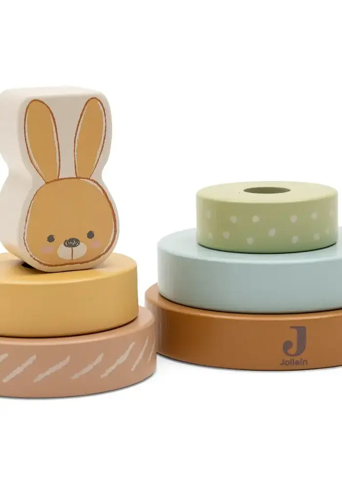 Jollein Houten Tuimelstapelaar - Jollies - Bunny Luz