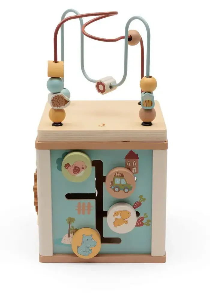 Jollein Houten Activiteitenkubus - Jollies