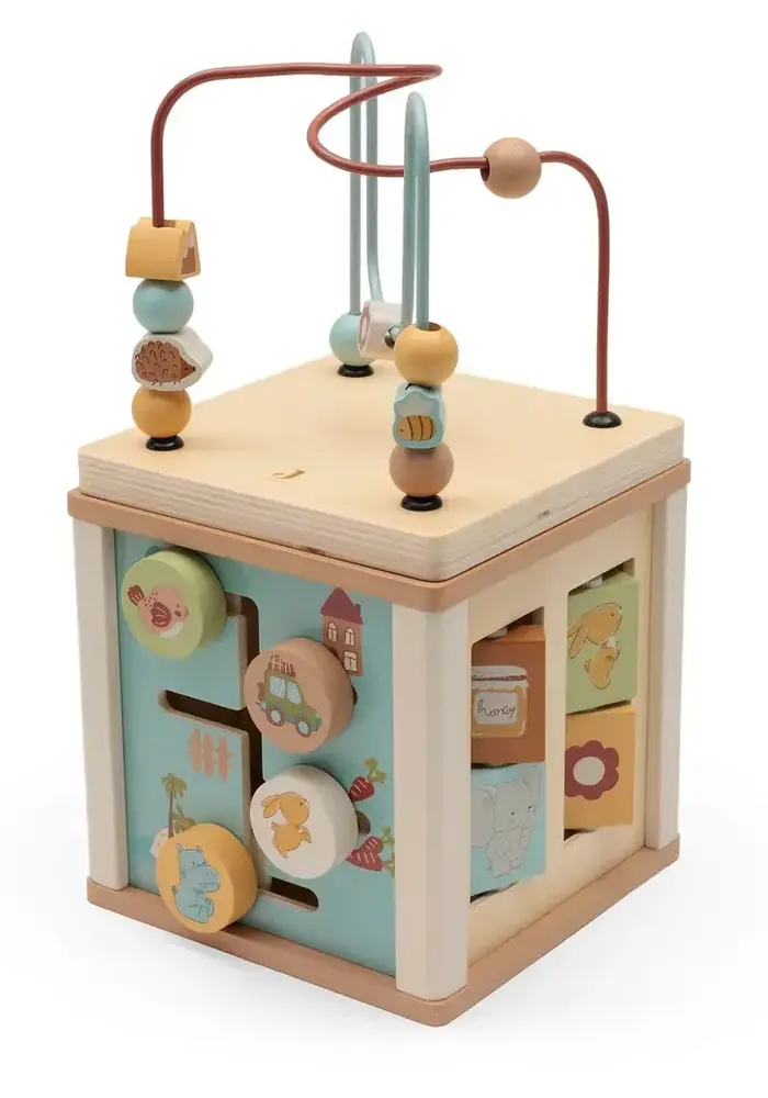 Jollein Houten Activiteitenkubus - Jollies