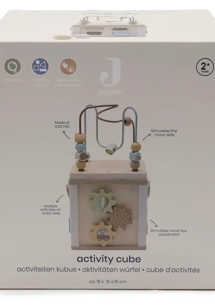 Jollein Houten Activiteitenkubus - Jollies