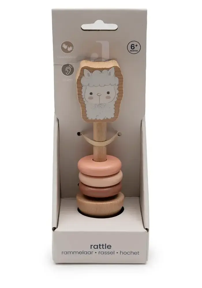 Jollein Houten Rammelaar - Jollies - Alpaca Paco