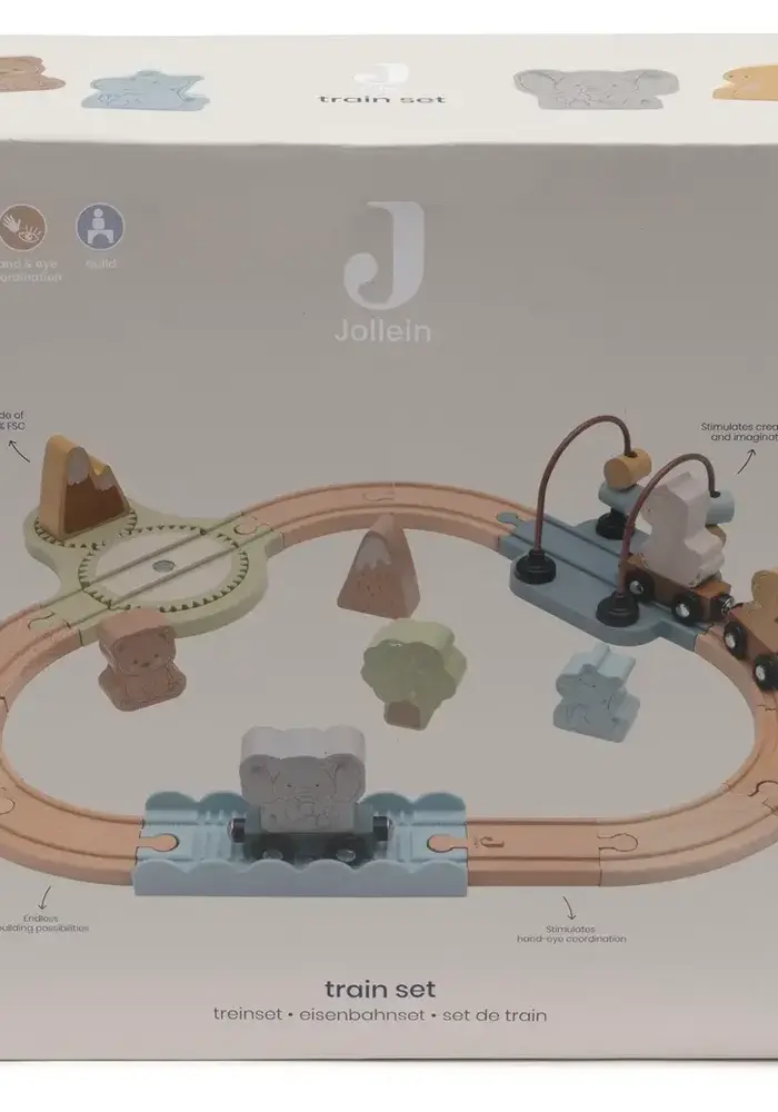 Jollein Houten Treinset - Jollies
