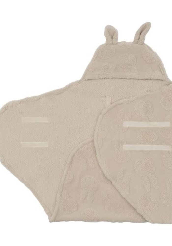 Jollein Wikkeldeken Miffy Jacquard Teddy - Sand