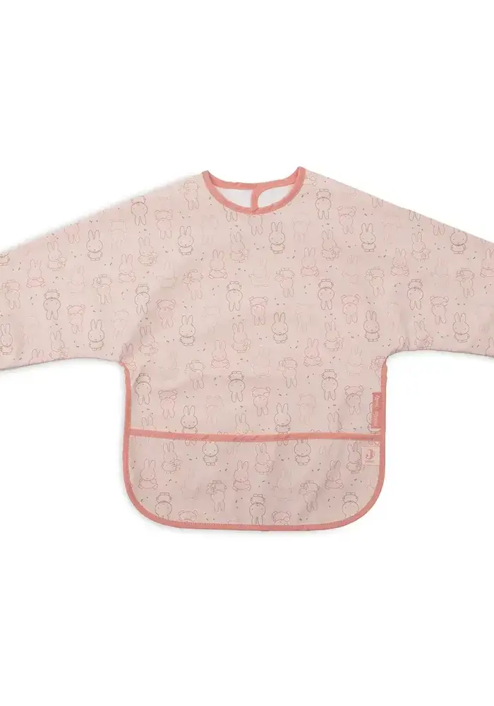 Jollein Slab Waterproof met Mouw - Nijntje Moments - Silk Rose