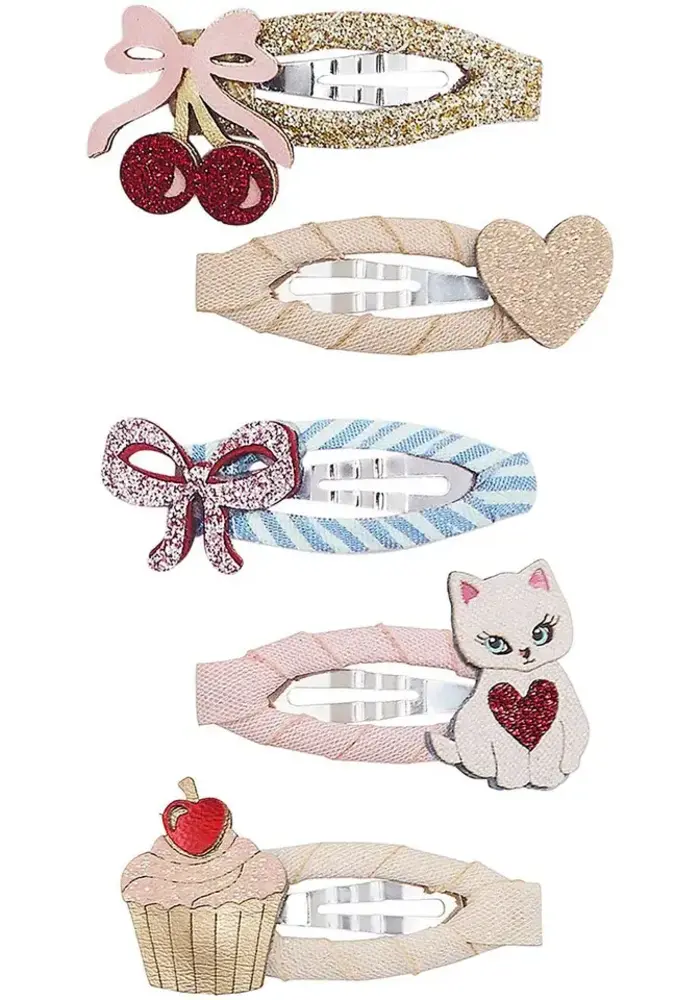 Mimi & Lula -  Kittybow mini hair clips