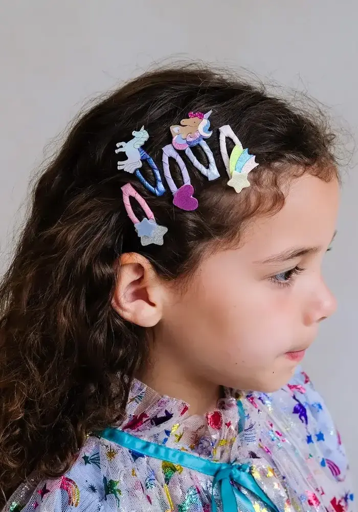 Mimi & Lula -  Unicornland mini hair clips