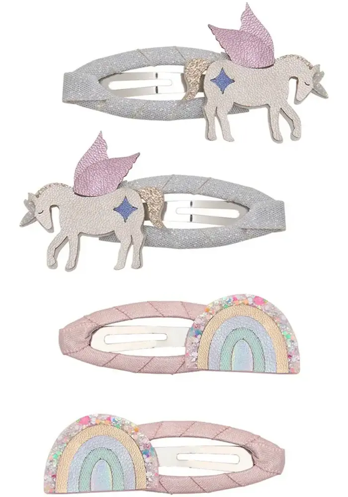 Mimi & Lula - Unicorn and rainbow hair clips