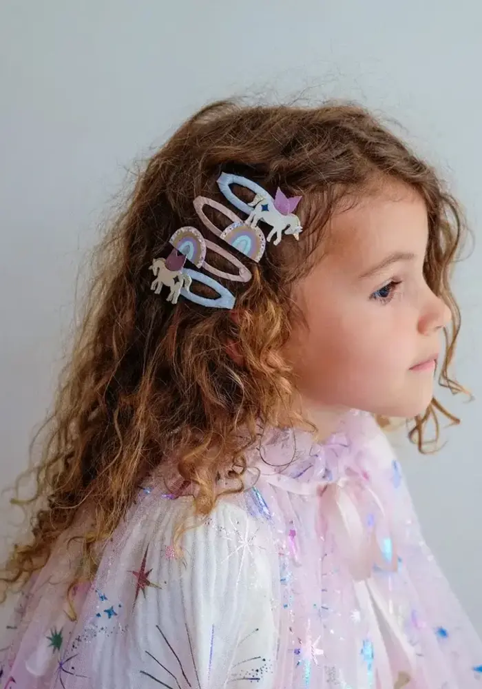 Mimi & Lula - Unicorn and rainbow hair clips