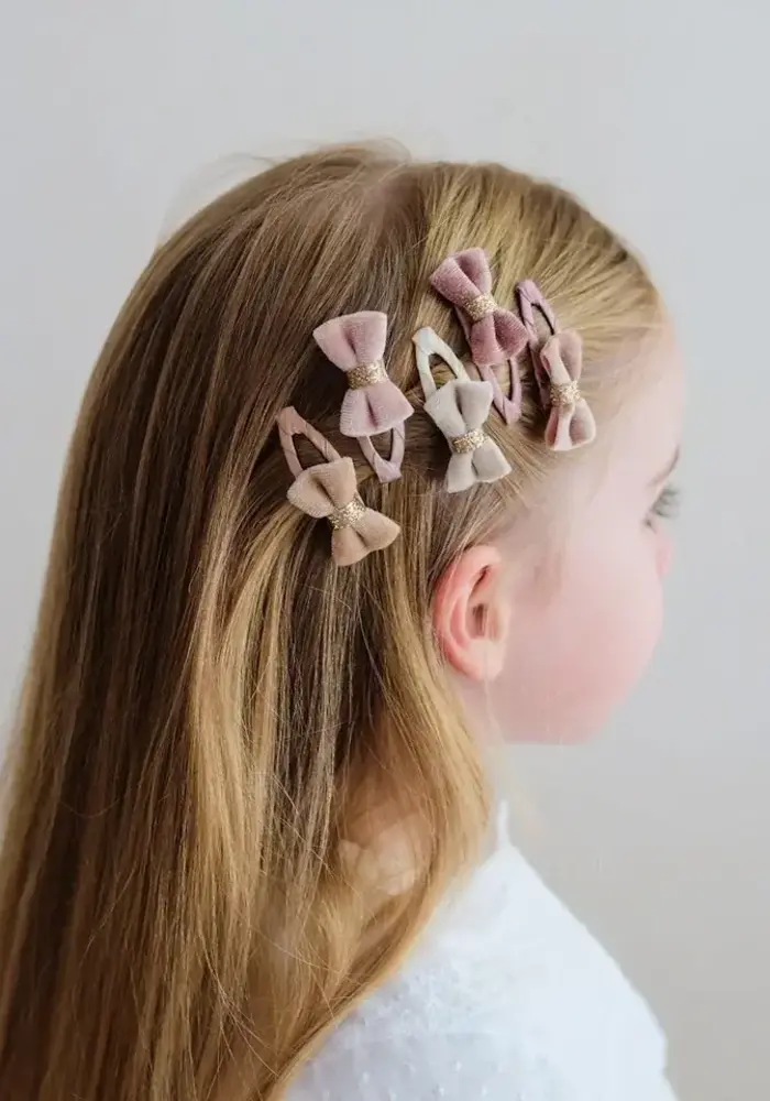 Mimi & Lula -  Velvet tinkerbell mini hair clips