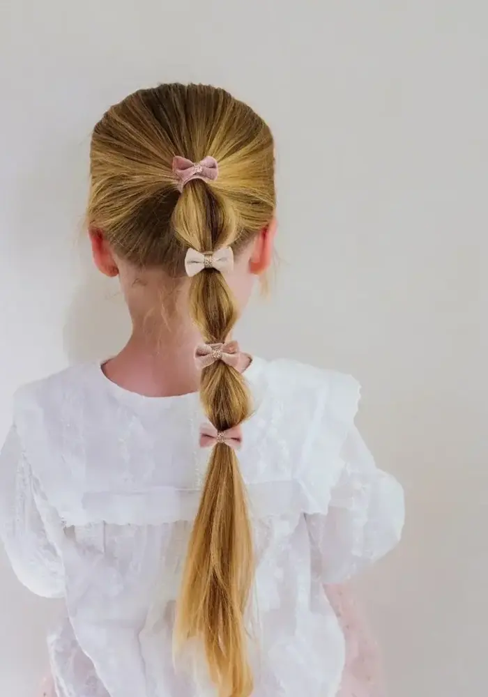 Mimi & Lula -  Velvet tinkerbell mini hair ties