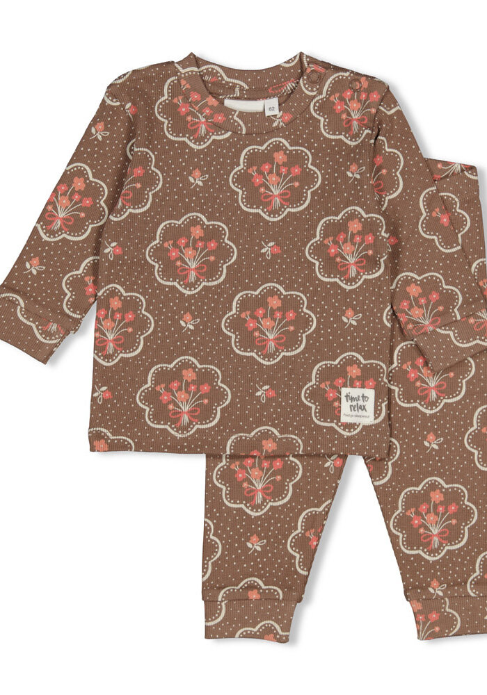Maddie Medallion - Premium Sleepwear by Feetje Brown