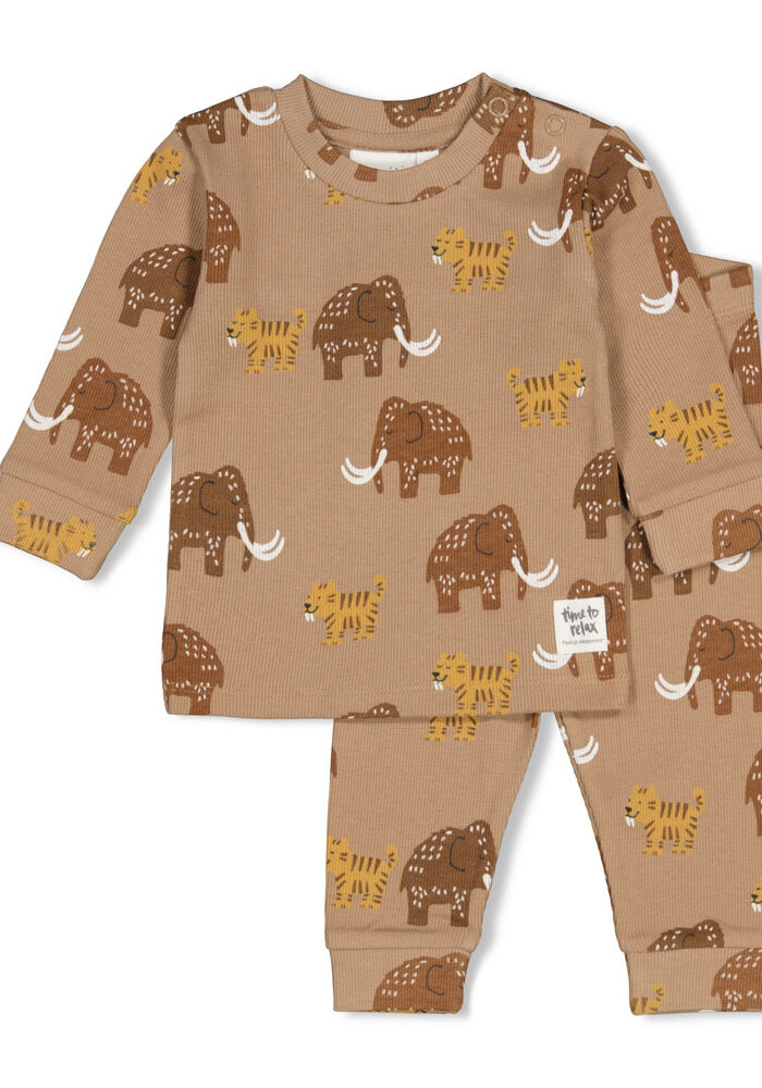 Milo Mammoth - Premium Sleepwear by Feetje Taupe