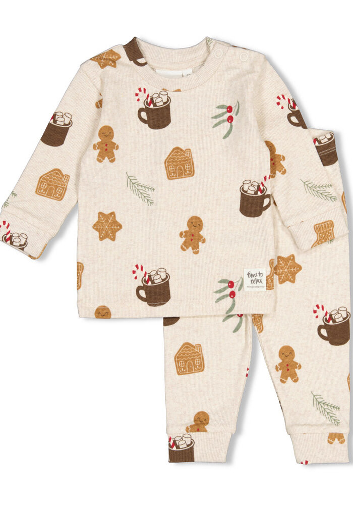 Cosy Cookie - Premium Sleepwear by Feetje Offwhite Melange