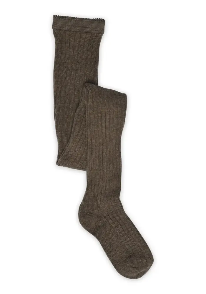 MP Denmark Cotton rib tights Brown Melange