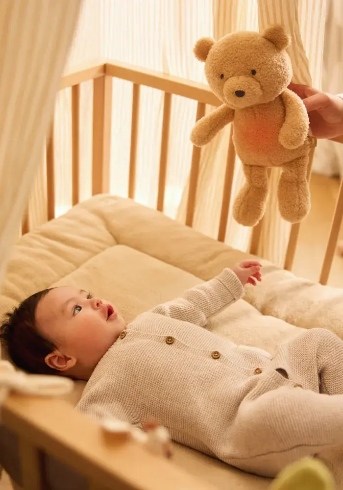 Jollein Knuffel met Licht en geluid - Bear Brave