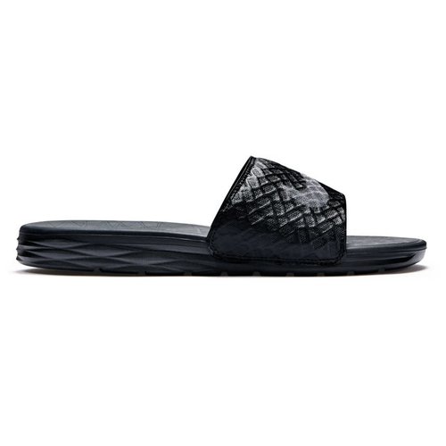 Nike Benassi Solarsoft Noir-anthracite Nike Benassi Solarsoft Noir-anthracite