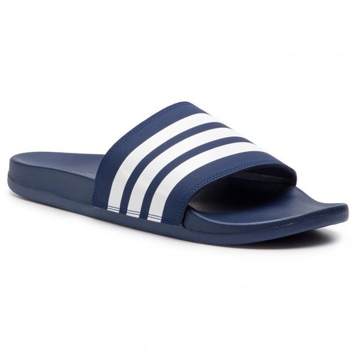 Adidas Adilette Comfort Bleu-blanc Adidas Adilette Comfort Bleu-blanc