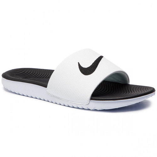 Nike Kawa (GS) Slide Blanc-noir Nike Kawa (GS) Slide Blanc-noir