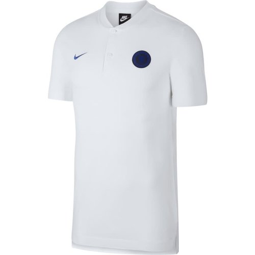 Nike Chelsea Polo Blanc-bleu 19-20 Nike Chelsea Polo Blanc-bleu 19-20