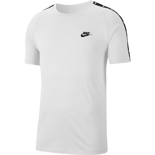 Nike Nsw Hbr Tee Blanc-noir Nike Nsw Hbr Tee Blanc-noir