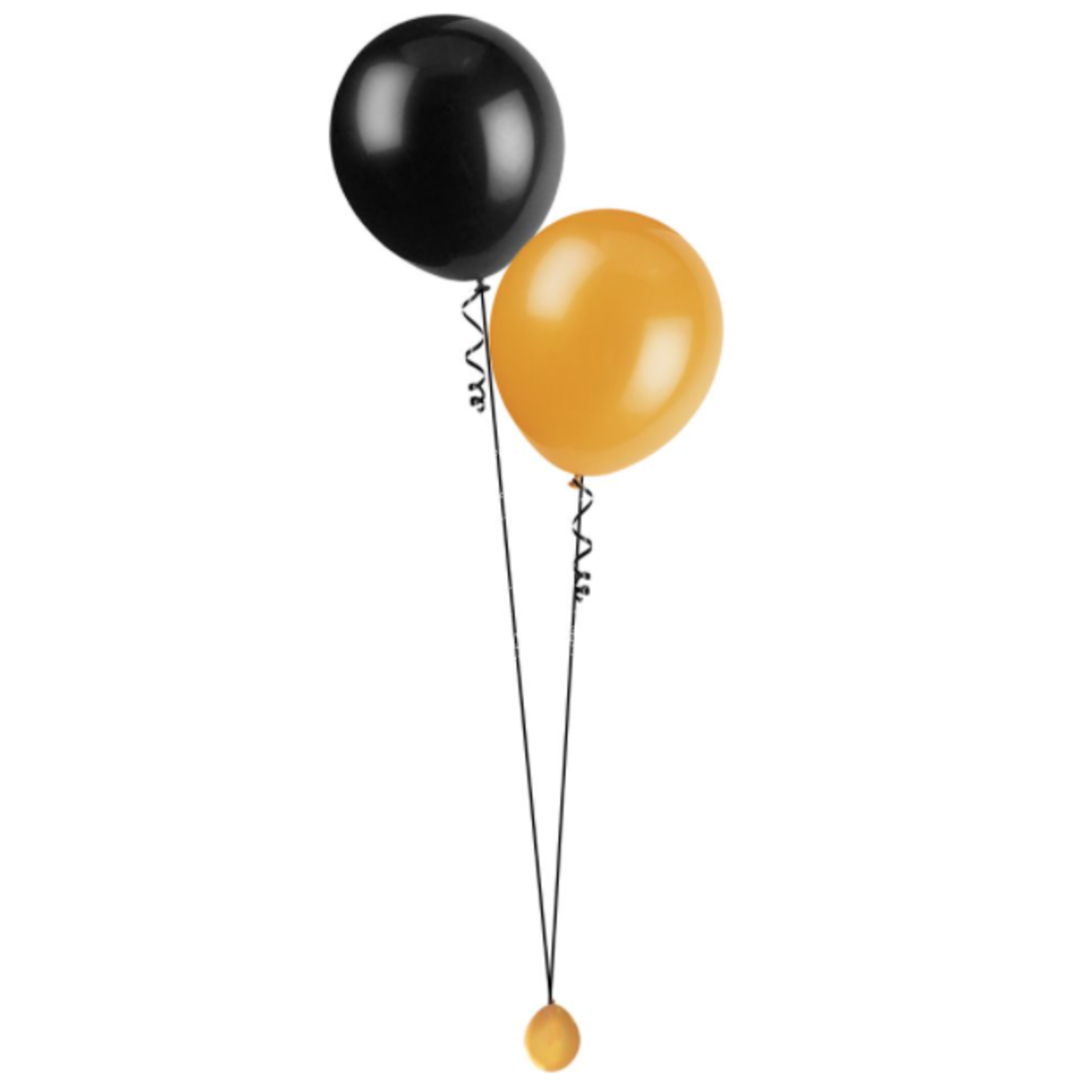 Vloerdecoratie met 2 ballonnen