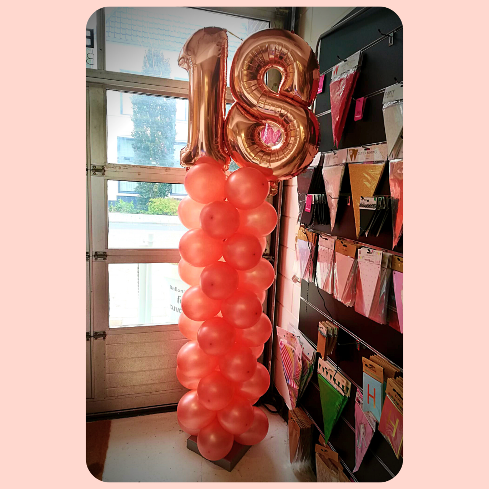 Ballonnendeal Ballonpilaar Cijfer