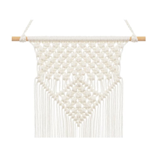 PartyDeco Macrame stoeldecoratie - 2 stuks