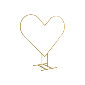 PartyDeco Verhuur Backdrop hart goud