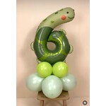 Ballonnendeal Cijferstandaard 6 | 1 meter hoog