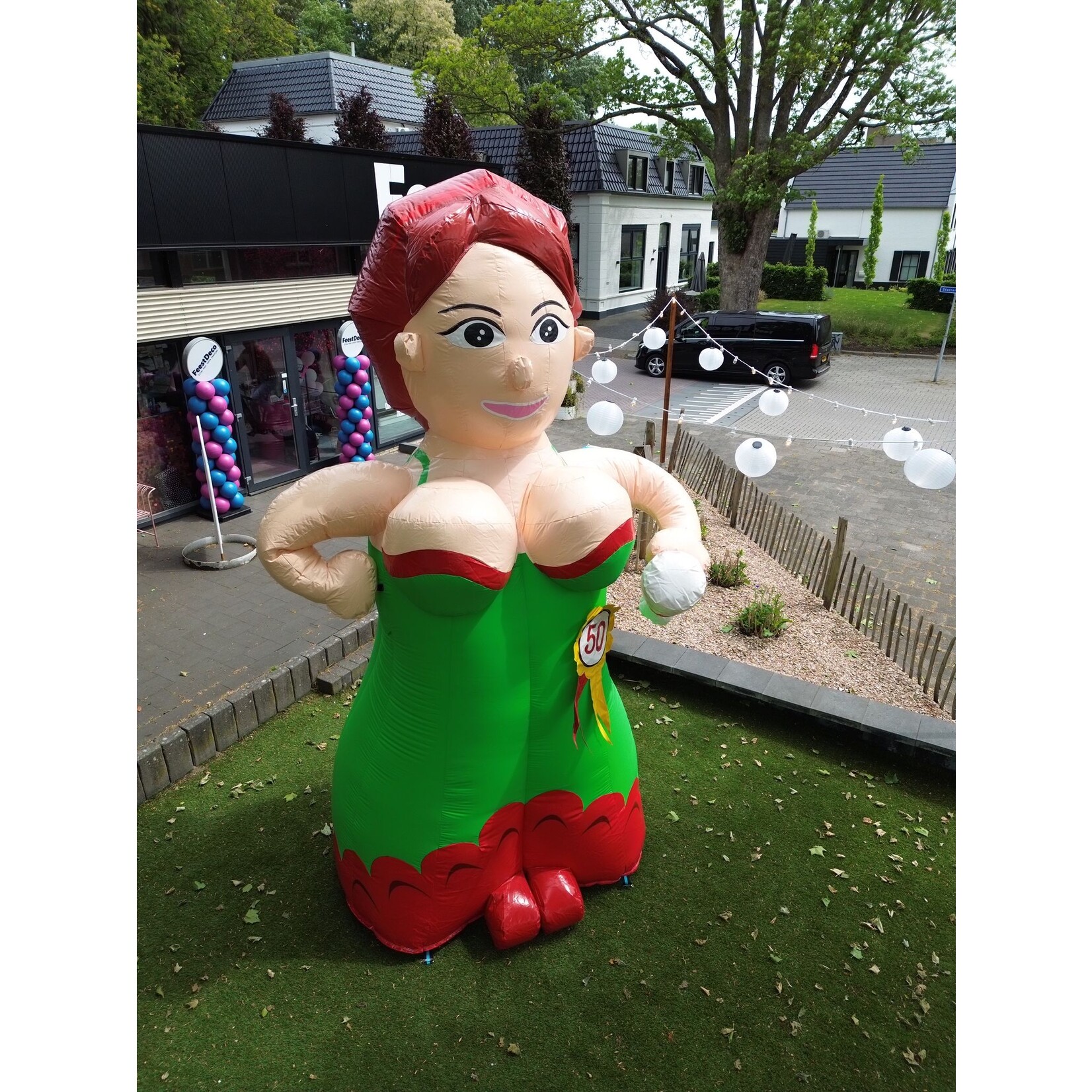 Ballonnendeal Opblaasbare pop | Sarah | 3,5 meter