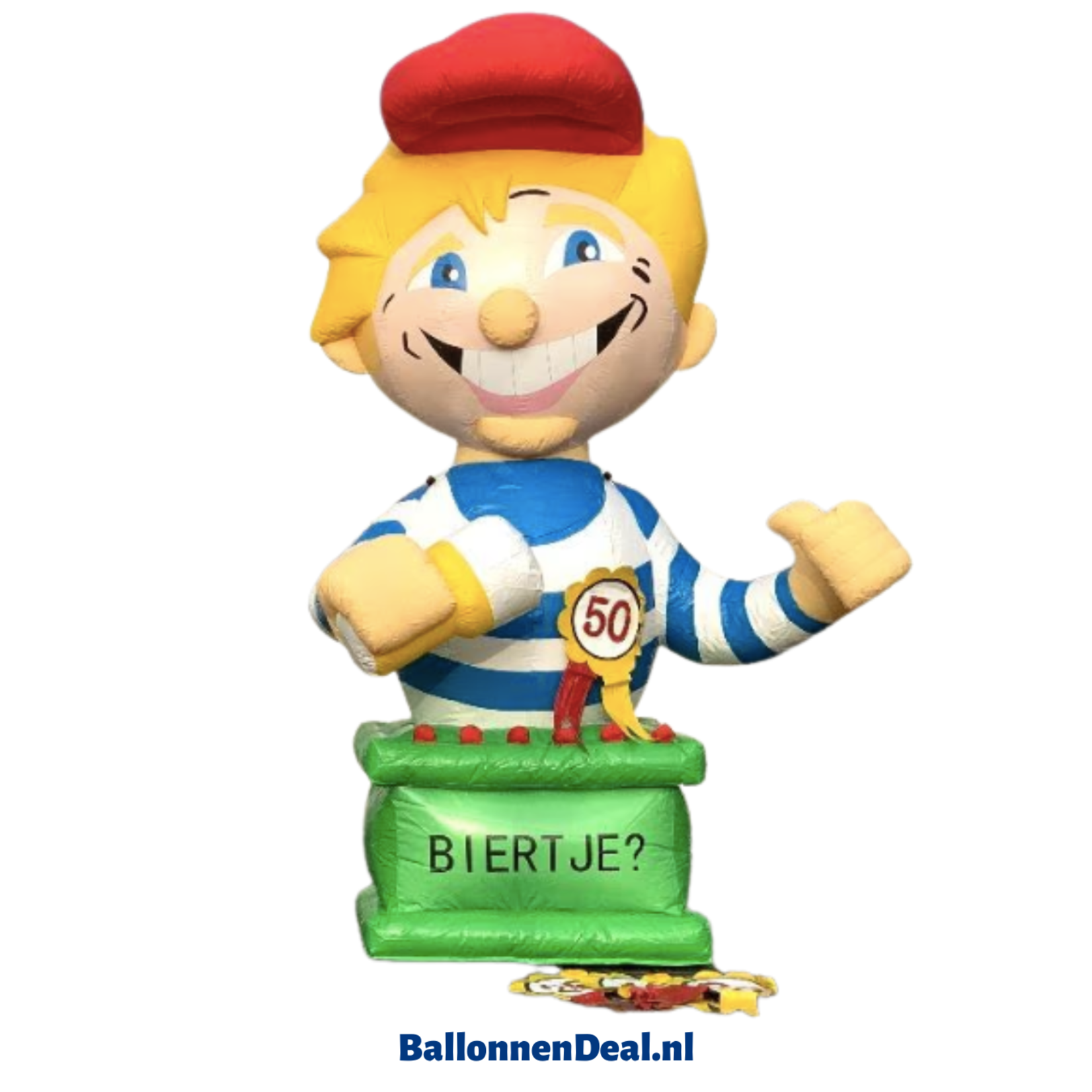 Ballonnendeal Opblaasbare pop | Biertje | 3,5 meter