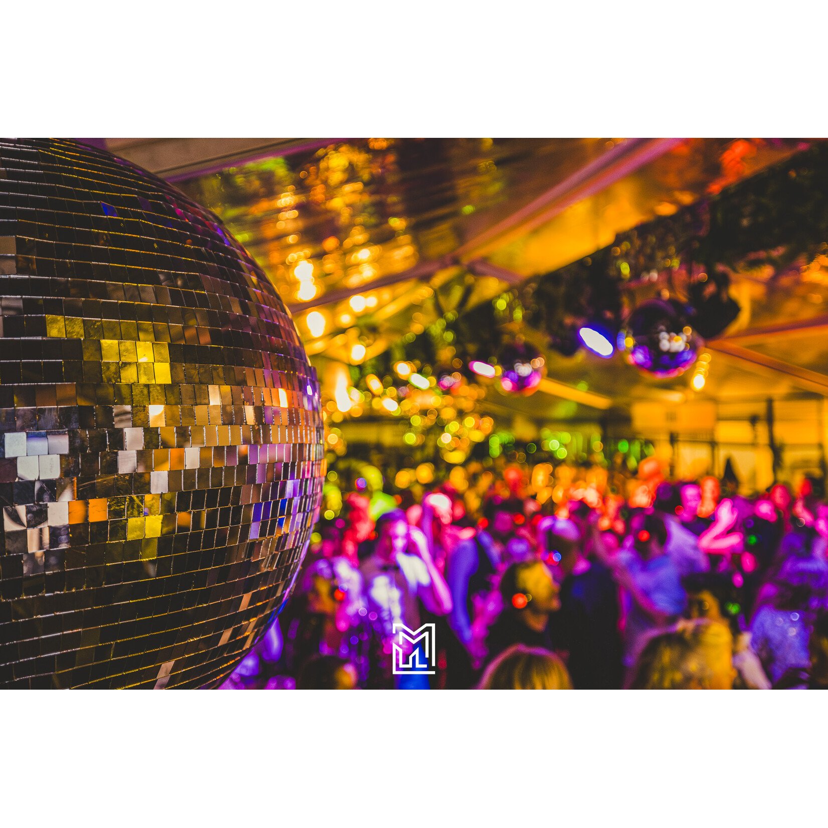 VERHUUR - Discobal zilver 50 cm