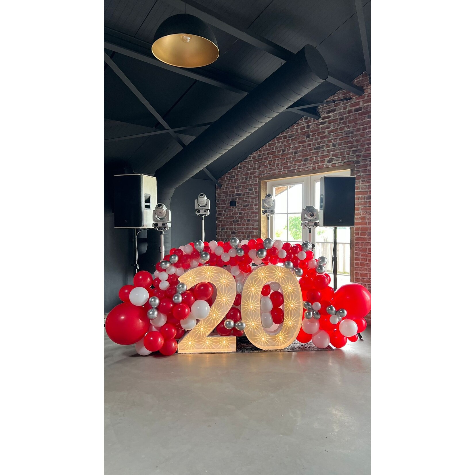 Ballonslinger op maat - per meter - Organisch