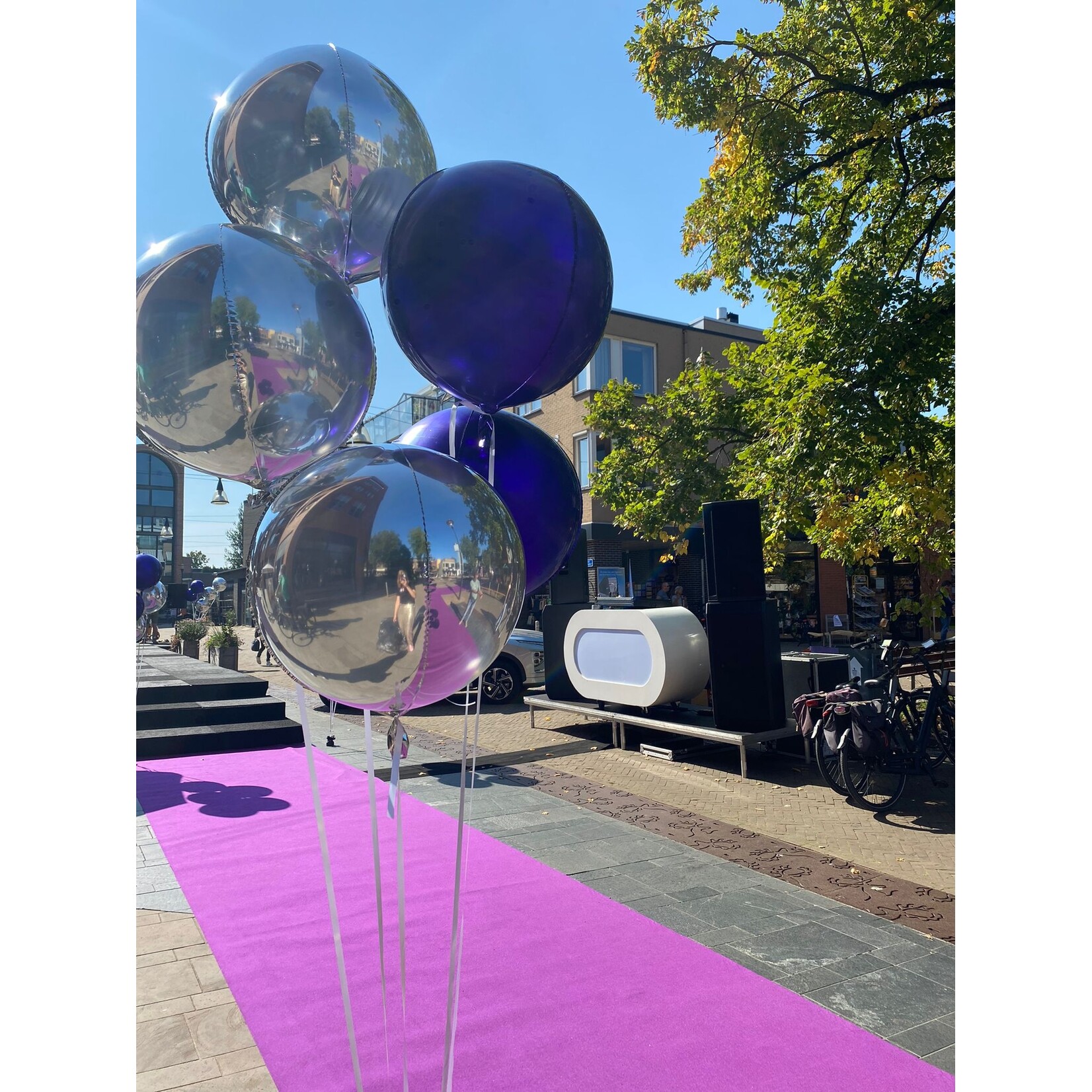 Orbz / Bubble ballon | 1 stuk incl. gewichtje