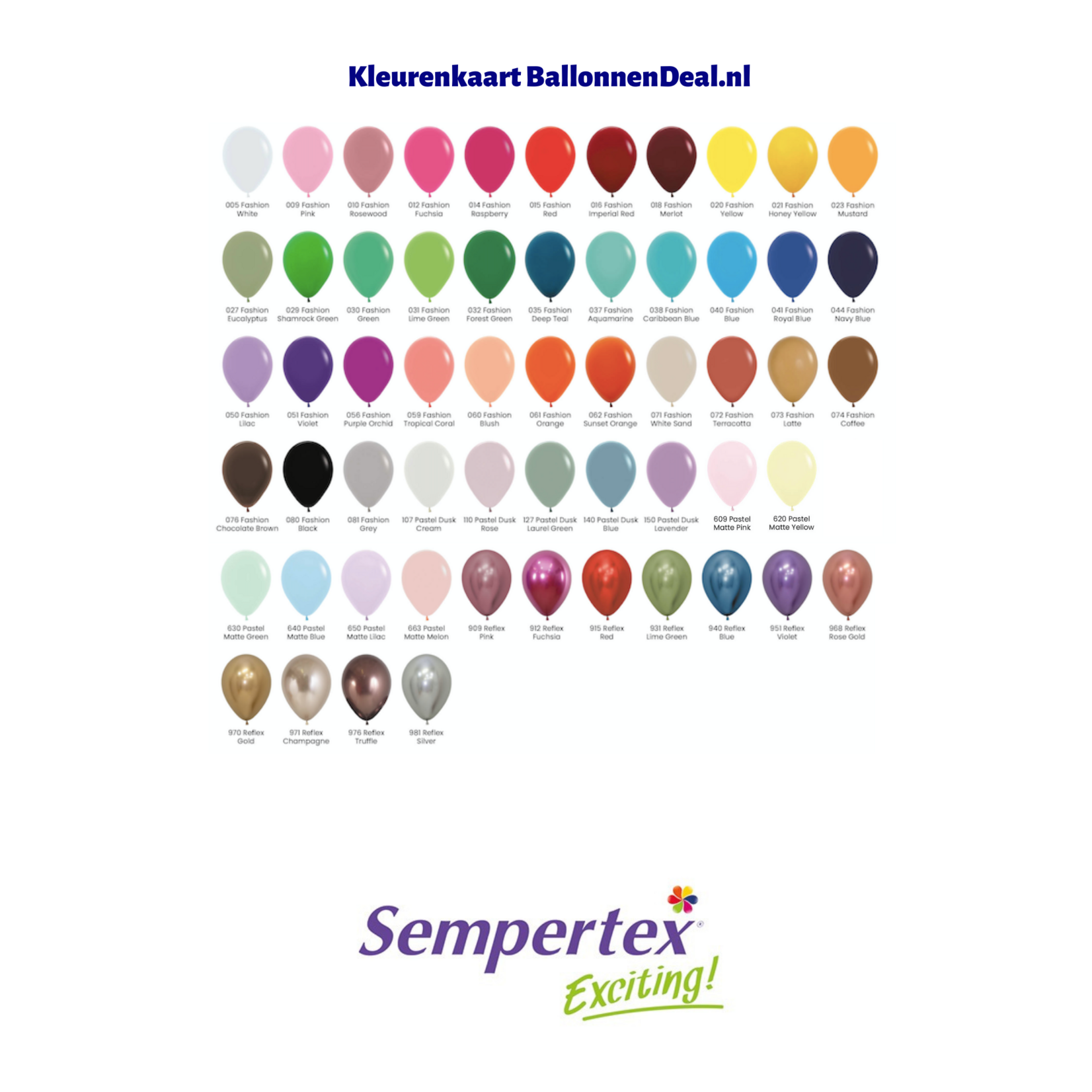 Ballonnendeal Ballonnenpilaar S (1,5 meter) - Organisch