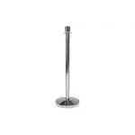 Verhuur afzetpaal chrome zilver