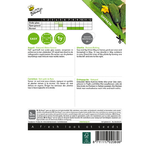 Buzzy | Augurk National - Organic