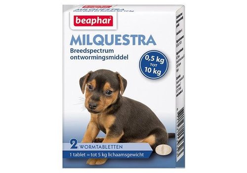 Beaphar Milquestra kleiner Hund/Puppy - 2 Tabletten 