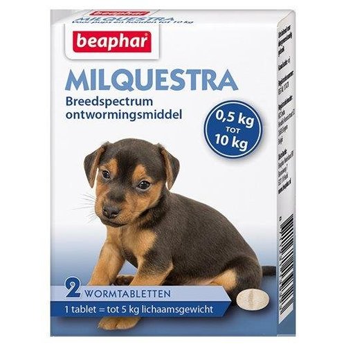 Milquestra chiot/petit chien 0,5-10kg (2 comprimés) 