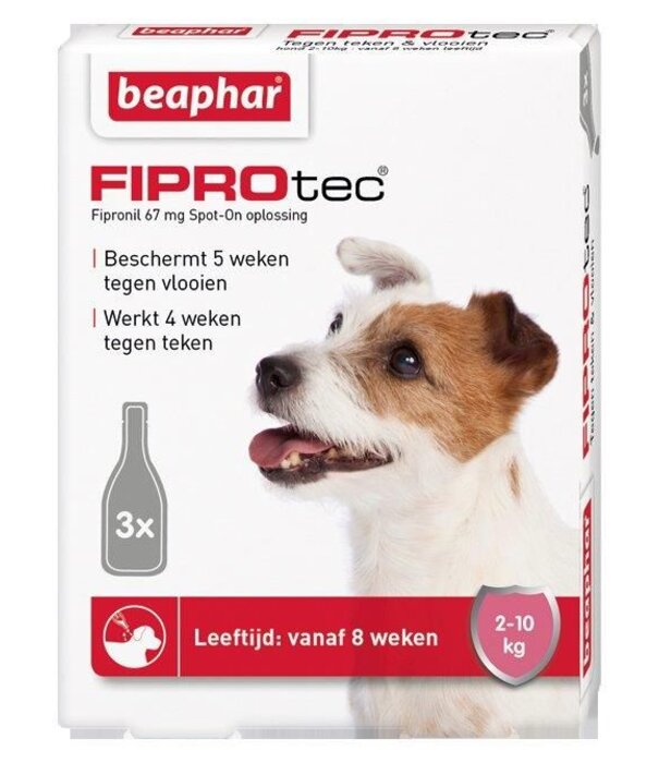 Fiprotec Fiprotec 2-10kg 4 pipettes  - Date discount!