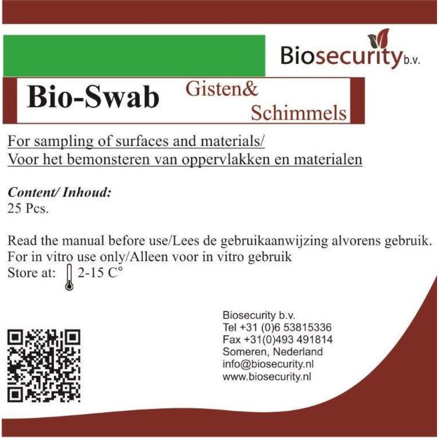 Bio swab™ – Fast & reliable surface bacteria test kit (25 pcs)-5
