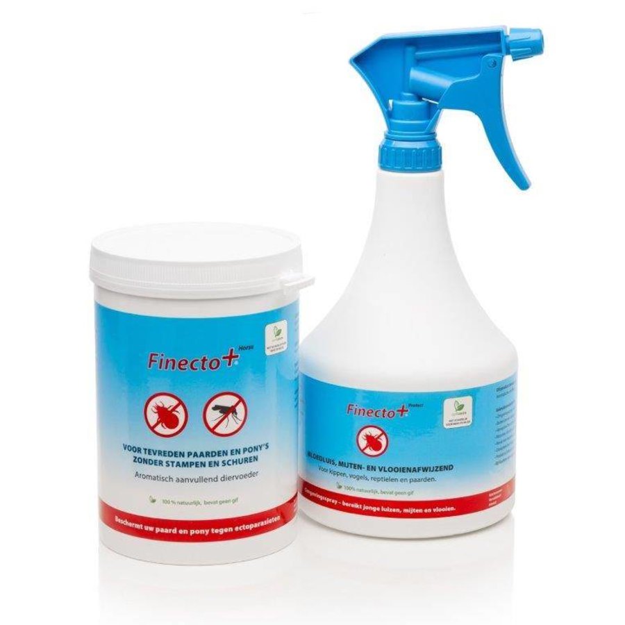 Finecto+ Protect 1000 ml - est un spray environnemental / spray pour le pelage contre les poux rouges et les acariens.-3
