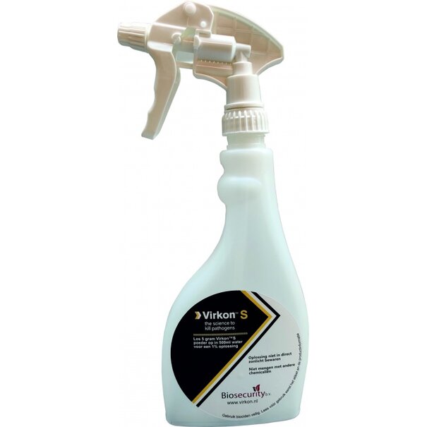 Virkon Flacon pulvérisateur Virkon 500 ML (sans contenu)