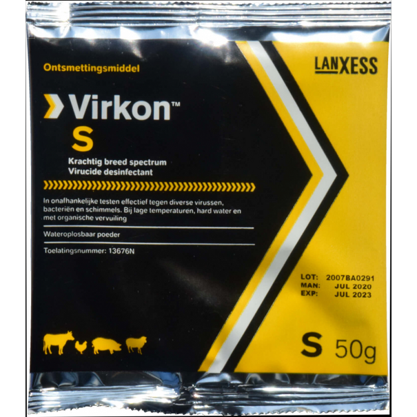 Virkon VirkonS oxidatief desinfectiemiddel - 50 gram